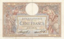France 100 Francs Luc Olivier Merson - 22-02-1934-  Serial K.43383