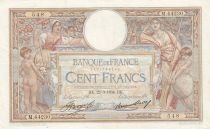 France 100 Francs Luc Olivier Merson - 22-03-1934-  Serial M.44230