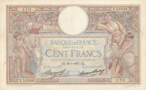 France 100 Francs Luc Olivier Merson - 28-01-1937 -  Serial V.53038