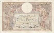 France 100 Francs Luc Olivier Merson - 31-03-1938 - Serial R.58436