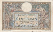 France 100 Francs Luc Olivier Merson - avec LOM - 21-11-1908 Série M.543 - TB