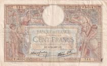 France 100 Francs Luc Olivier Merson - Grands Cartouches - 09-12-1937 - Série P.56324 - TB