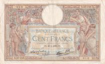 France 100 Francs Luc Olivier Merson - Grands Cartouches - 13-01-1938 - Série O.57155 - TTB