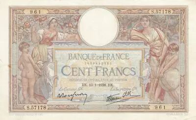 France 100 Francs Luc Olivier Merson - Grands Cartouches - 13-01-1938 - S�rie S.57178