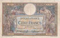 France 100 Francs Luc Olivier Merson - LOM - 11-05-1908 - S&eacute;rie X.221