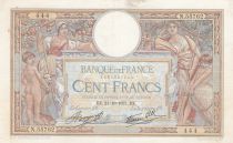 France 100 Francs Luc Olivier Merson - Modifié - 21-10-1937 Série N.55762