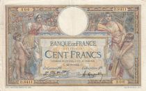 France 100 Francs Luc Olivier Merson - sans LOM - 23-08-1922 Série D.8411- TTB