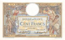 France 100 Francs Luc Olivier Merson - sans LOM - 23-09-1922 Série K.8519 - SUP