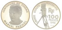 France 100 Francs Marcel Pagnol - 100 years of Cinema - 1995 Proof