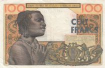 France 100 Francs mask 1959 - Serial C.275