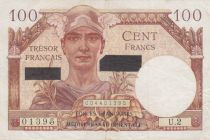 France 100 Francs Mercure, Trésor Français -  Suez 1956 - Série U.2 - SUP