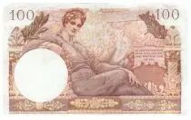 France 100 Francs Mercury, French Treasury - 1947 - Serial J.4 - F+