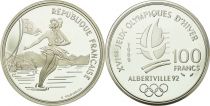 France 100 Francs Olympics games Albertville 1992 - Figure Skating - Silver