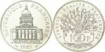France 100 Francs Pantheon - 1985 - Silver - from UNC set