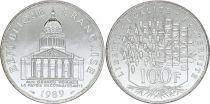 France 100 Francs Pantheon - 1989 UNC - Silver