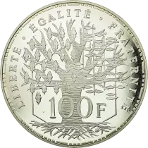 France 100 Francs Pantheon - 1991 - Proof