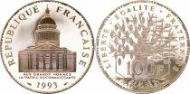 France 100 Francs Panth&eacute;on - 1993 BE