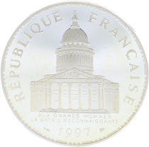 France 100 Francs Pantheon - 1997 - Silver