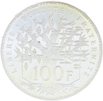 France 100 Francs Panthéon - Frappe monnaie - 1997 - Argent