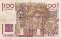 France 100 Francs Paysan - 02-11-1951 - Série D.413  - TTB