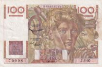 France 100 Francs Paysan - 03-04-1952 - Série J.440