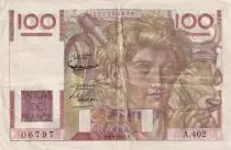 France 100 Francs Paysan - 06-09-1951 - Série A.402 - TTB+