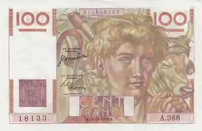 France 100 Francs Paysan - 12-10-1950 - S�rie A.366