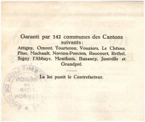 France 100 Francs Poix-Terron Commune - 1917
