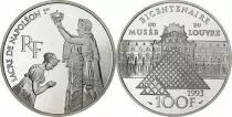 France 100 Francs Sacre de Napol&eacute;on - 1993  - Argent - avec certificat