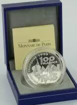 France 100 Francs Silver Armistice du 8 mai 1945 - 1995 - Proof