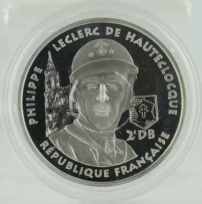 France 100 Francs Silver Philippe Leclerc de Hauteclocque - 1994 - Proof