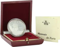 France 100 Francs Statue de la Libert&eacute; - 1986 - Argent - Avec boite et certificat - Frappe BE