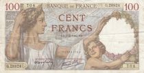 France 100 Francs Sully - 05-03-1942 - Serial G.28924
