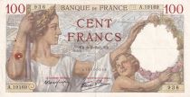 France 100 Francs Sully - 06-02-1941 - Serial A.19169