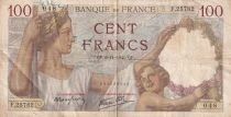 France 100 Francs Sully - 06-11-1941 - Serial F.25782