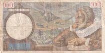 France 100 Francs Sully - 08-01-1942 - Serial Y.27494