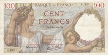 France 100 Francs Sully - 08-06-1939 - Serial Z.180