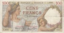 France 100 Francs Sully - 11-01-1940- Serial L.6561