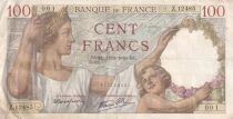 France 100 Francs Sully - 11-07-1940 Serial Z.12485