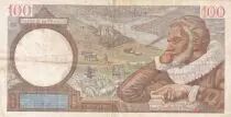 France 100 Francs Sully - 12-02-1942 - Serial E.28636