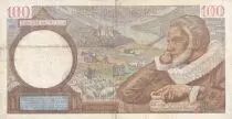 France 100 Francs Sully - 12-02-1942 - Serial J.28621