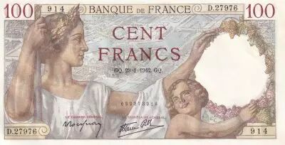 France 100 Francs Sully - 12-02-1942 S�rie D.27976