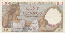 France 100 Francs Sully - 19-05-1939 - Serial D.47