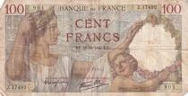 France 100 Francs Sully - 19-12-1940 - Serial Z.17492