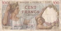 France 100 Francs Sully - 21-09-1939 - S&eacute;rie T.1537