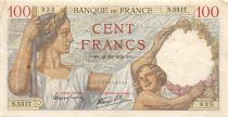 France 100 Francs Sully - 21-12-1939 Serial N.5517 - VF