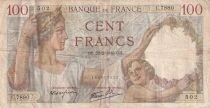 France 100 Francs Sully - 22-02-1940 - S&eacute;rie C.7880