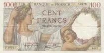 France 100 Francs Sully - 26-10-1939 - Serial F.3778