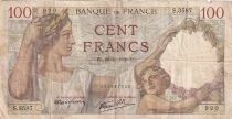 France 100 Francs Sully - 26-10-1939 - Serial S.3587