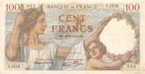France 100 Francs Sully - 28-09-1939 Serial S.1616 - VF
